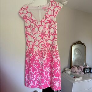 Lilly Pulitzer Pink Cap Sleeve Mini Dress